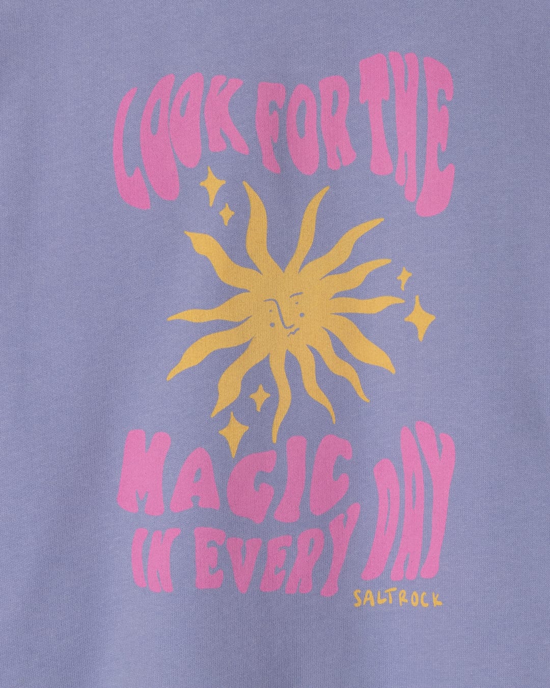 Magic Everyday Kids Oversized Zip Hoodie in Purple