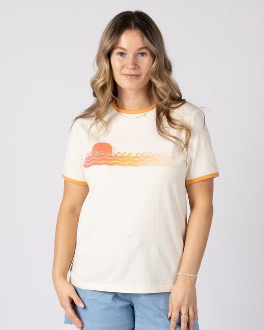 Golden Hour - Short Sleeve T-Shirt- Cream