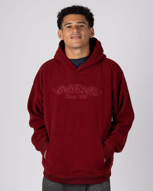 Heritage Rockies Mens Oversized Fleece in Red