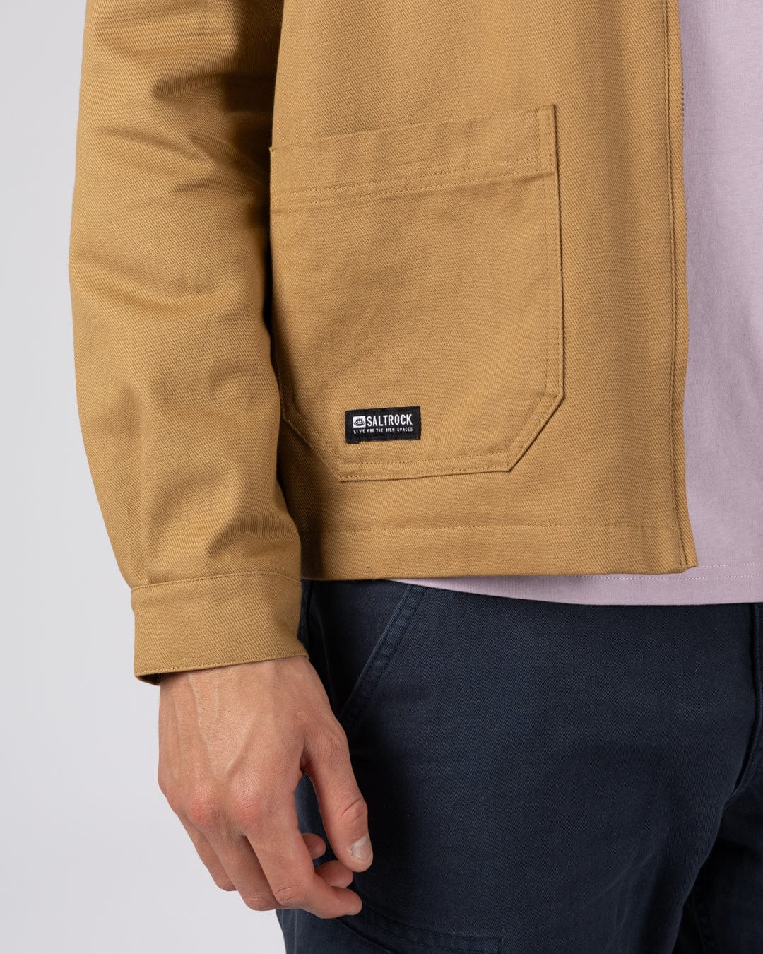 Wyatt Origins Mens Casual Jacket in Brown