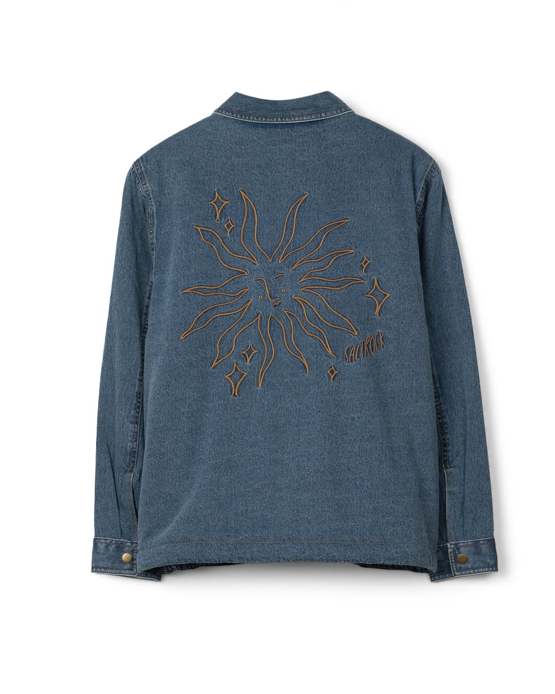 Naya Womens Borg Lined Denim Jacket in Blue