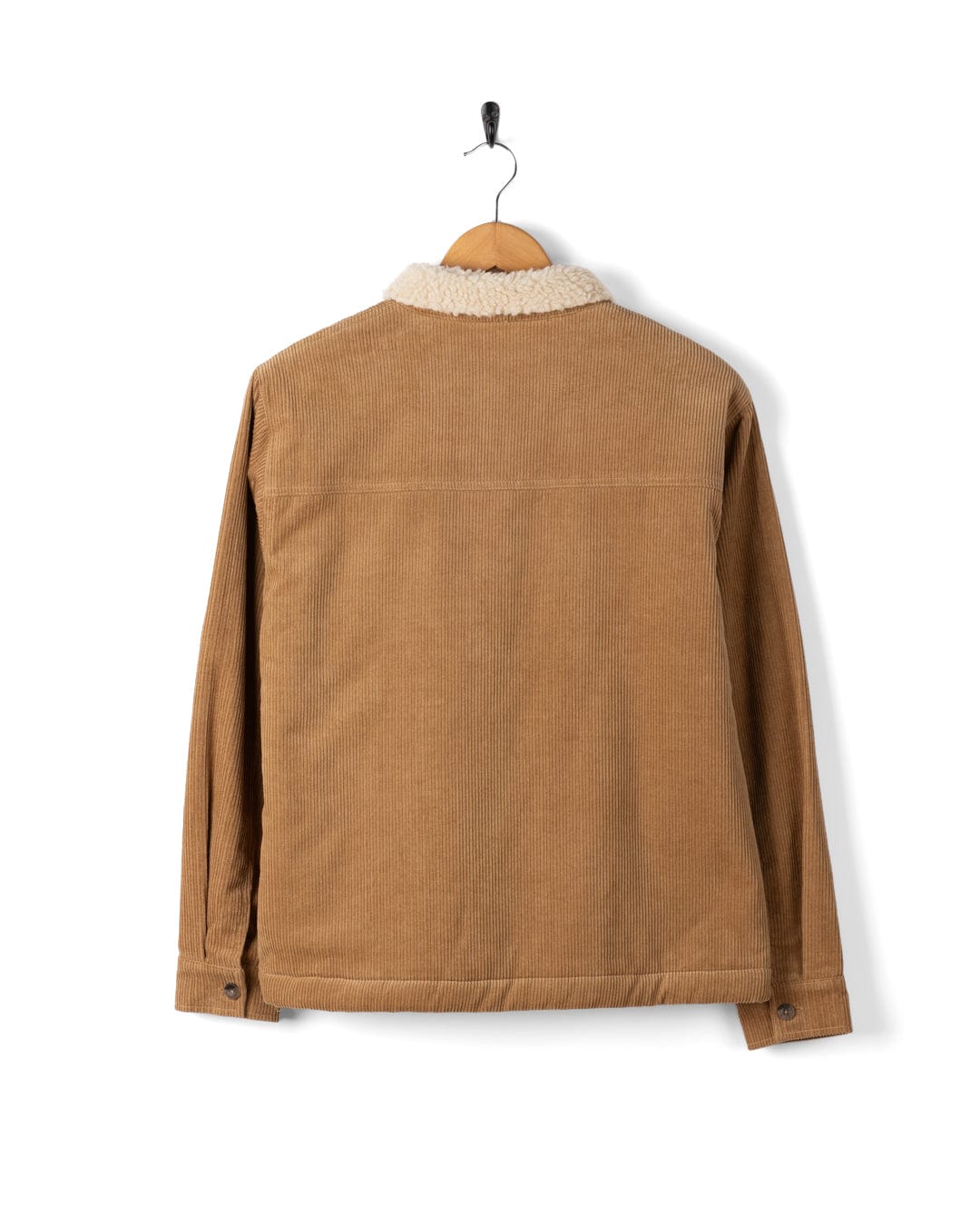 Lola - Womens Corduroy Shacket - Brown