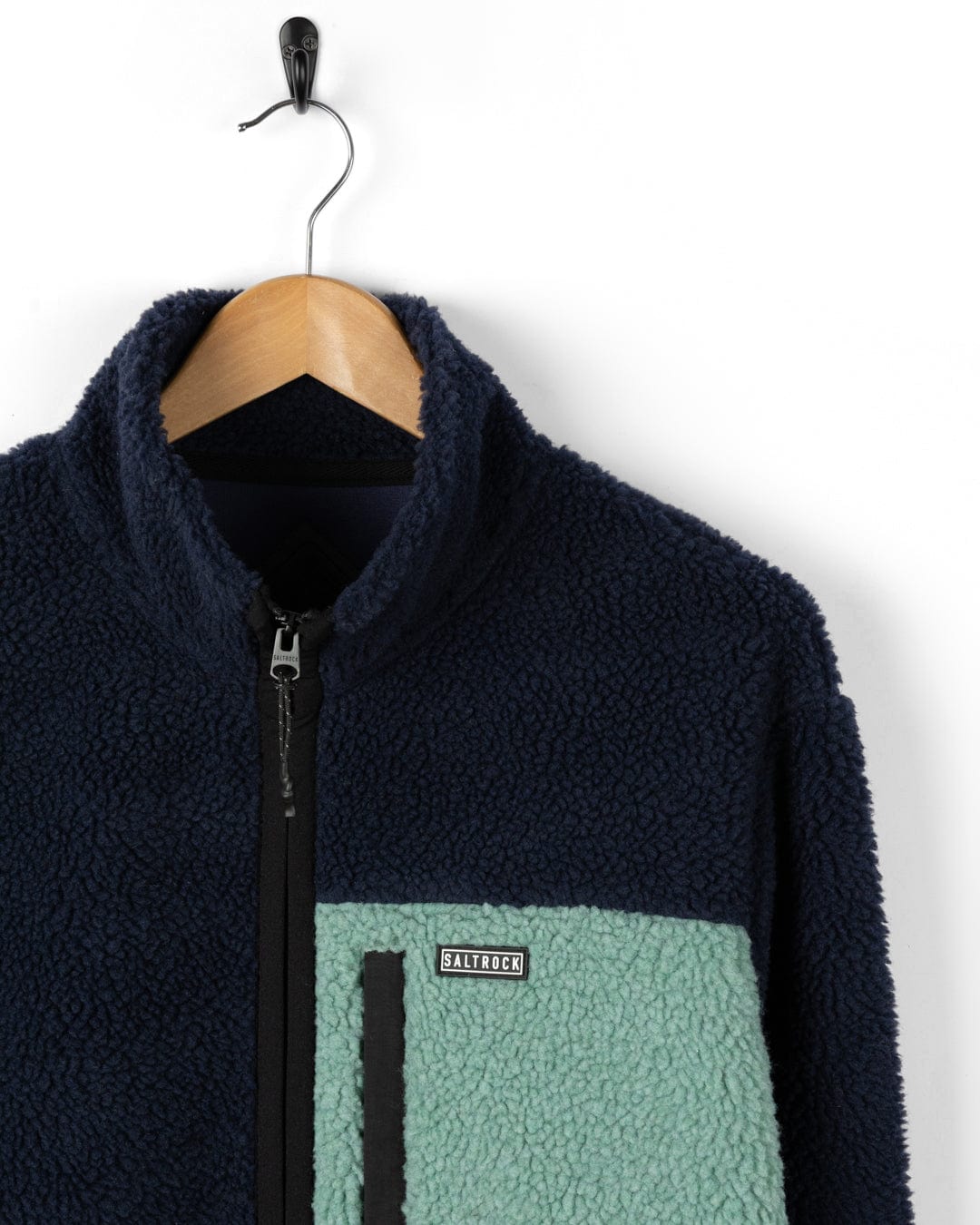Wye - Mens Borg Zip Fleece - Blue