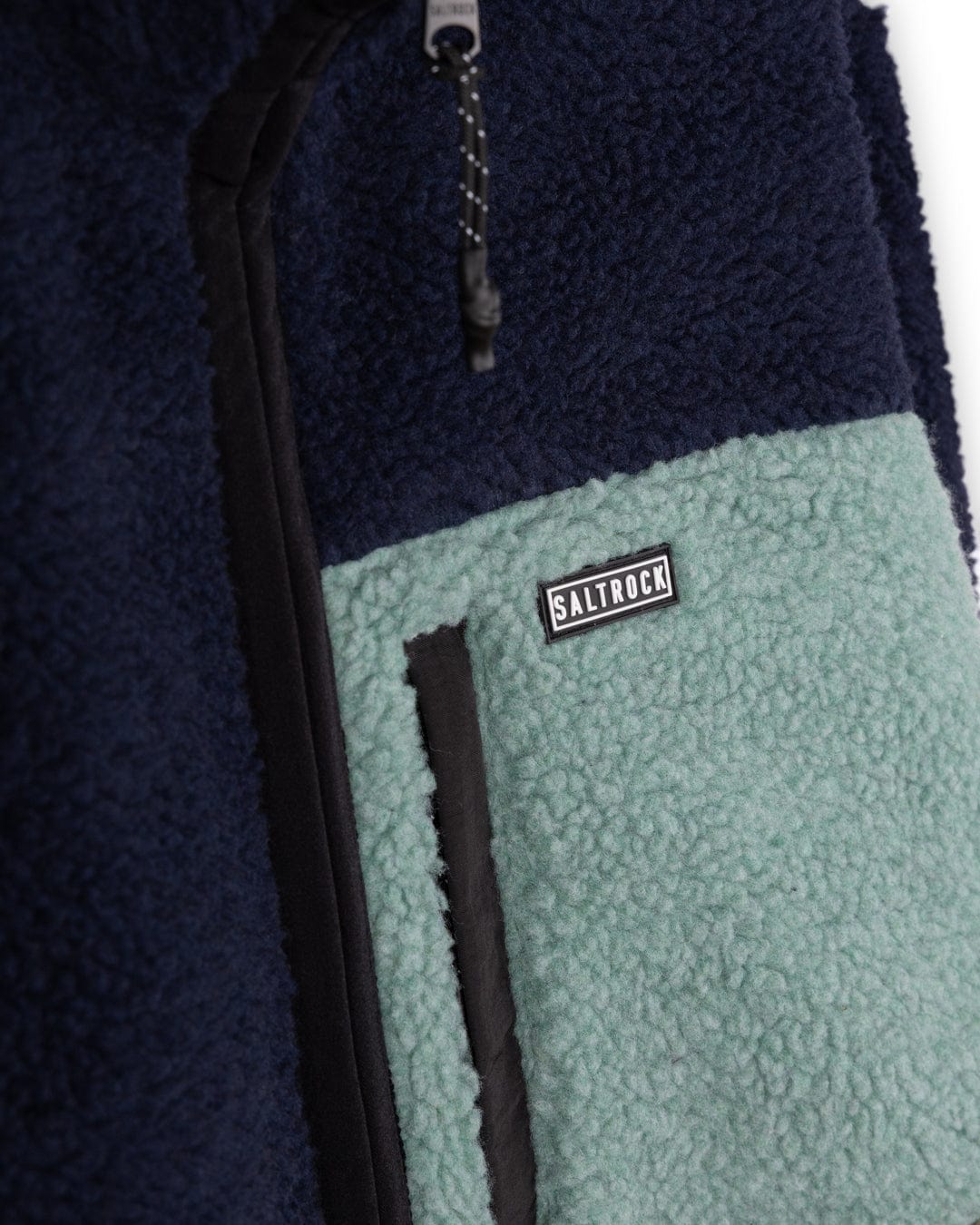 Wye - Mens Borg Zip Fleece - Blue