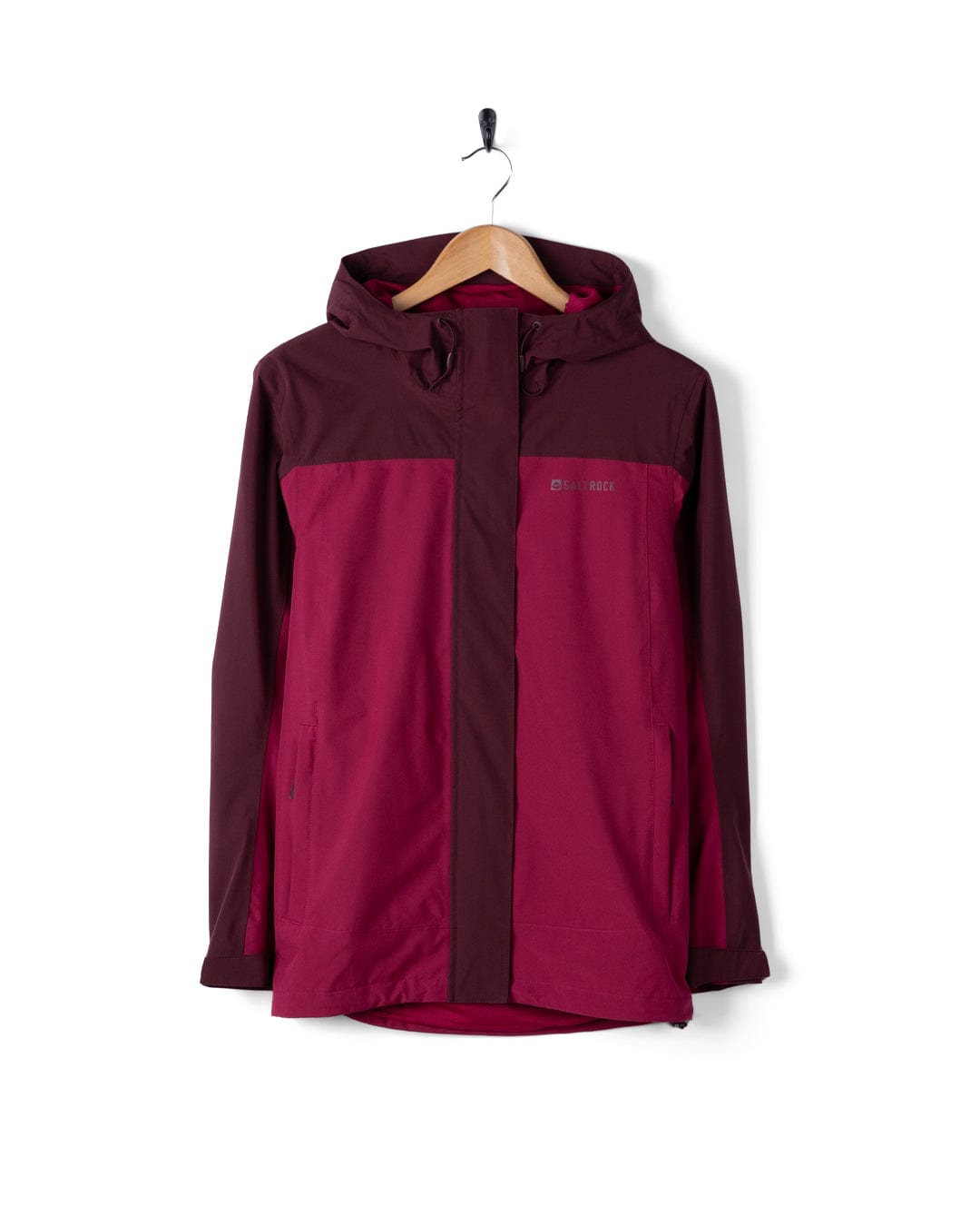Aubrey Colourblock - Waterproof Jacket - Dark Pink
