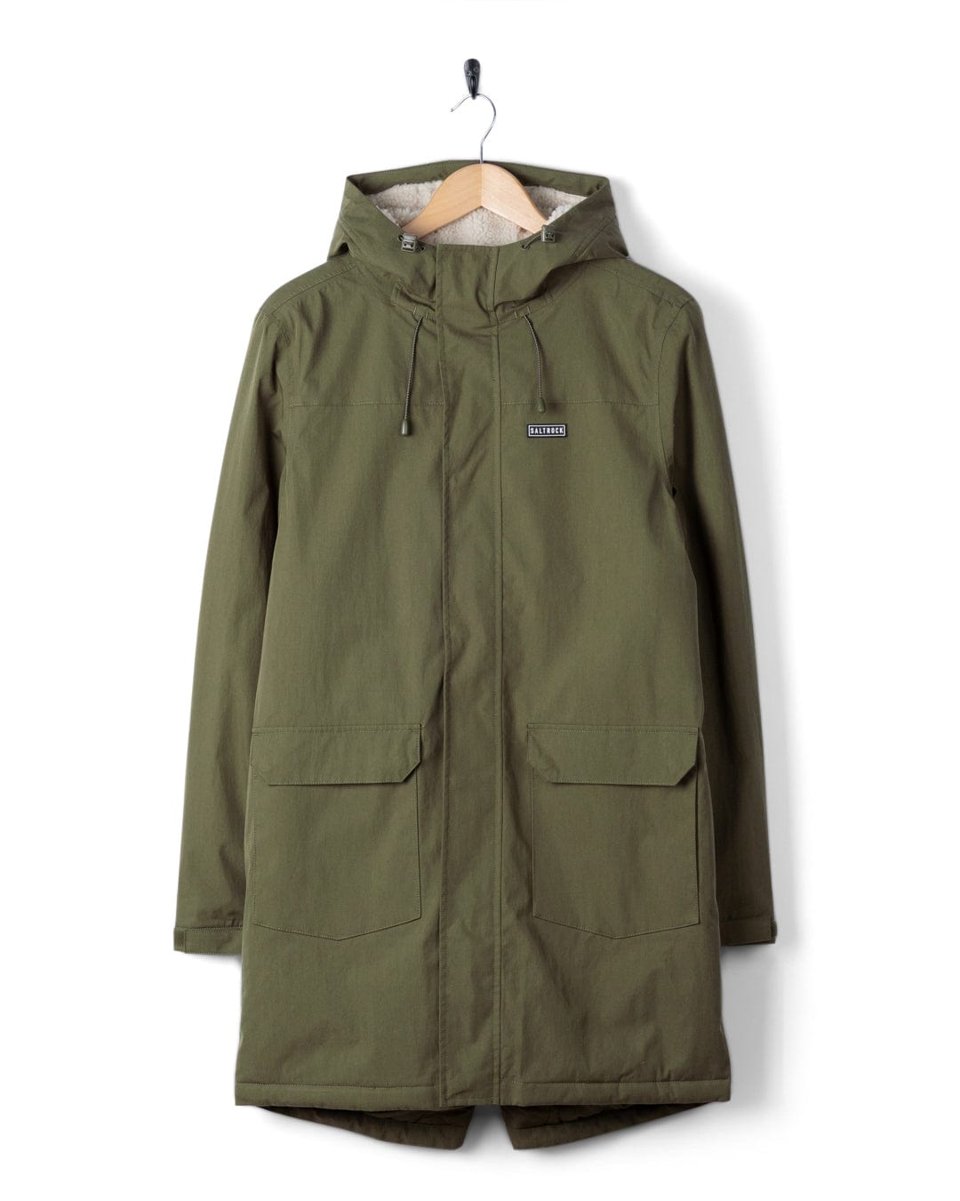 Linden - Womens Water Resistant Coat - Dark Green