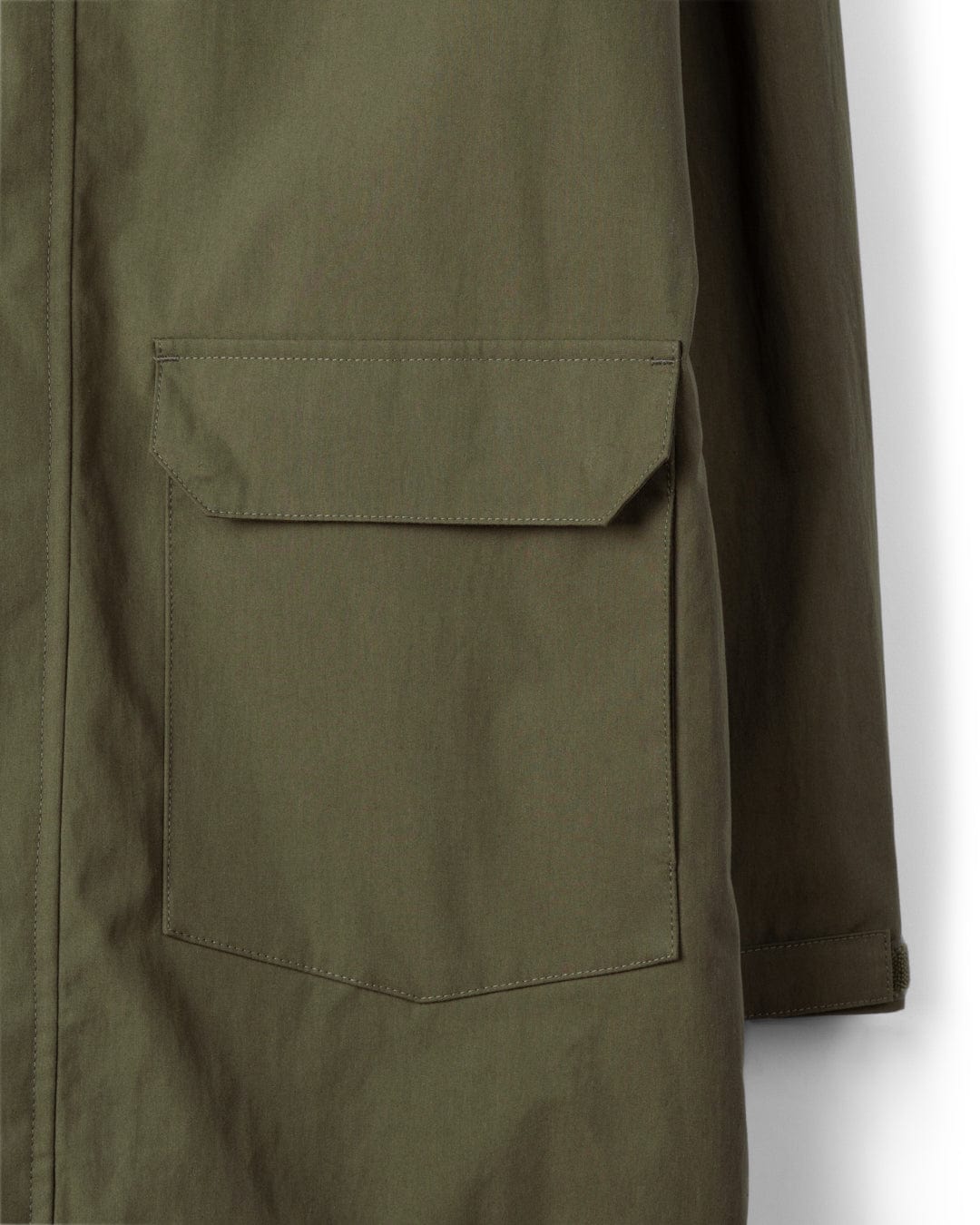 Linden - Womens Water Resistant Coat - Dark Green