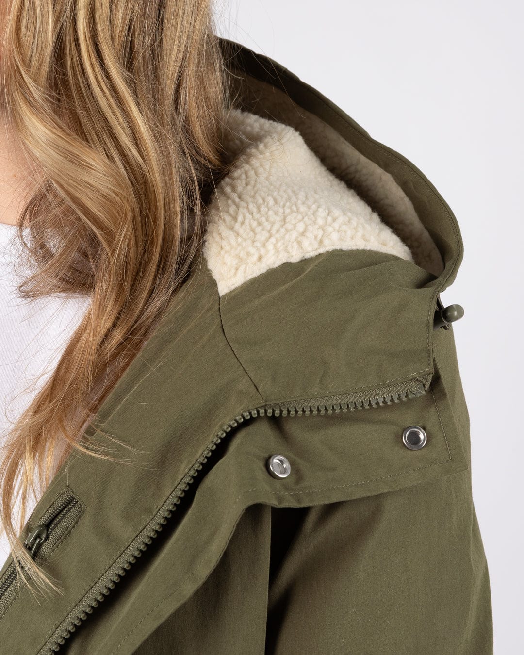 Linden - Womens Water Resistant Coat - Dark Green