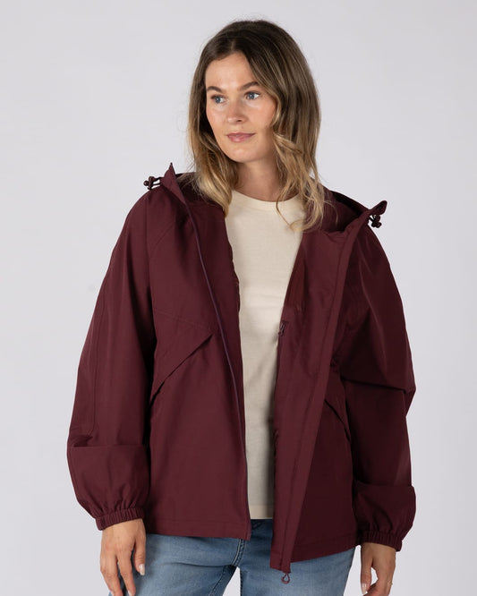 Alpine Womens Waterproof In Dark Purple