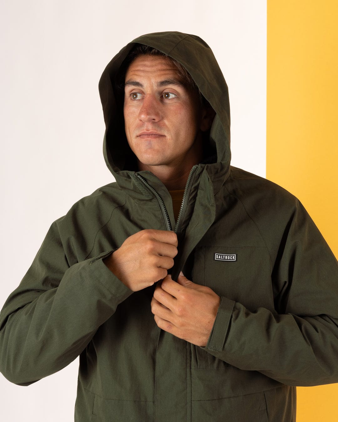 Verses - Mens Water Resistant 3 in 1 Jacket - Green