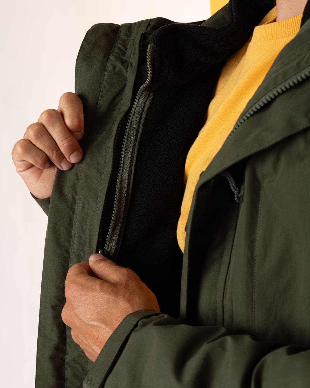 Verses - Mens Water Resistant 3 in 1 Jacket - Green