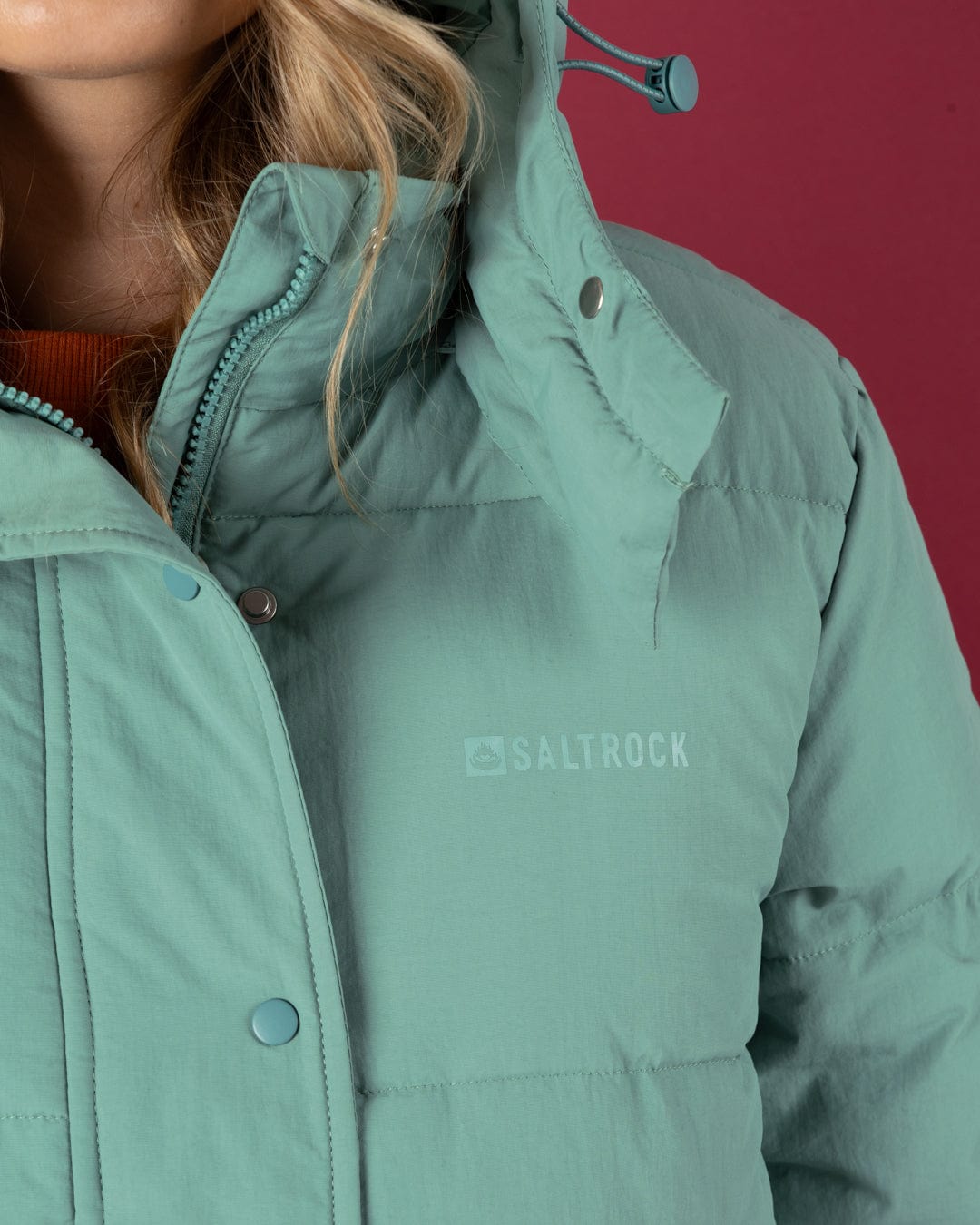 Solitude - Womens Water Resistant Padded Jacket - Blue