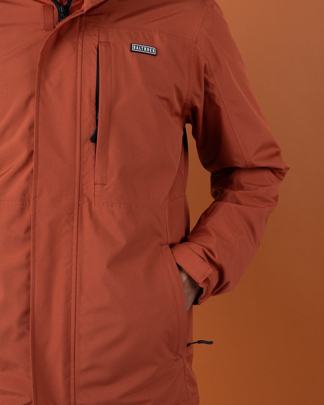 Whistler II - Waterproof Hooded Jacket - Orange