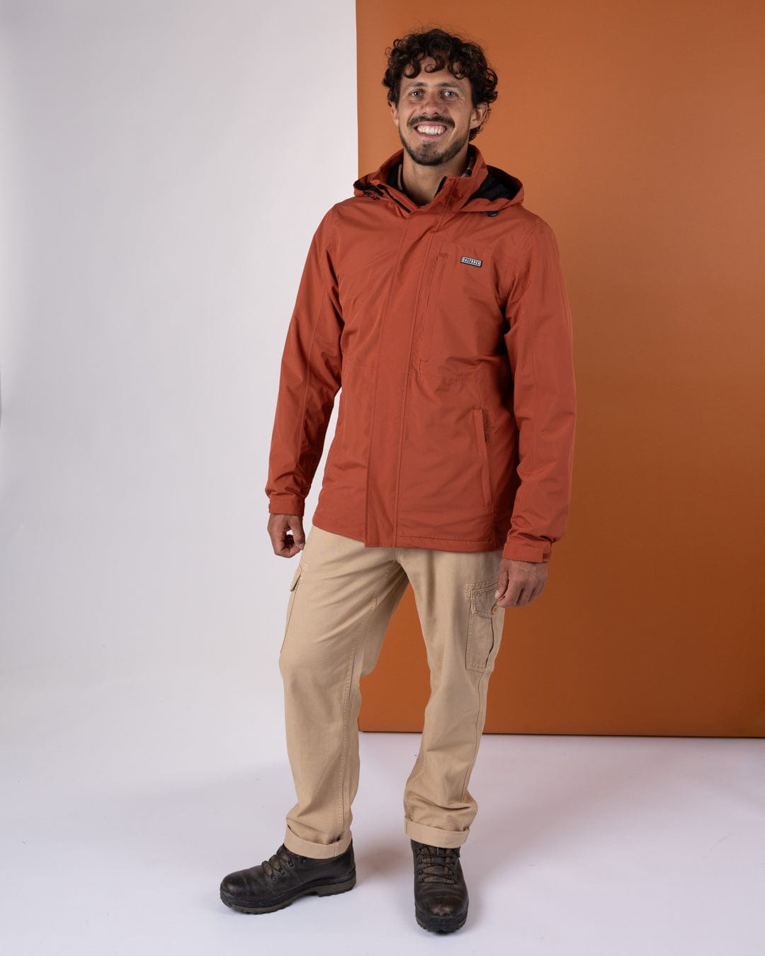Whistler II - Waterproof Hooded Jacket - Orange