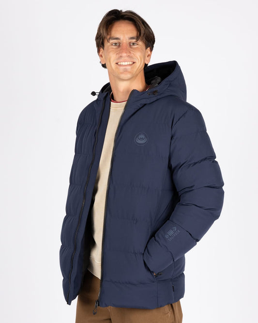 Mountain Dune Mens Water Resistant Padded Jacket in Blue