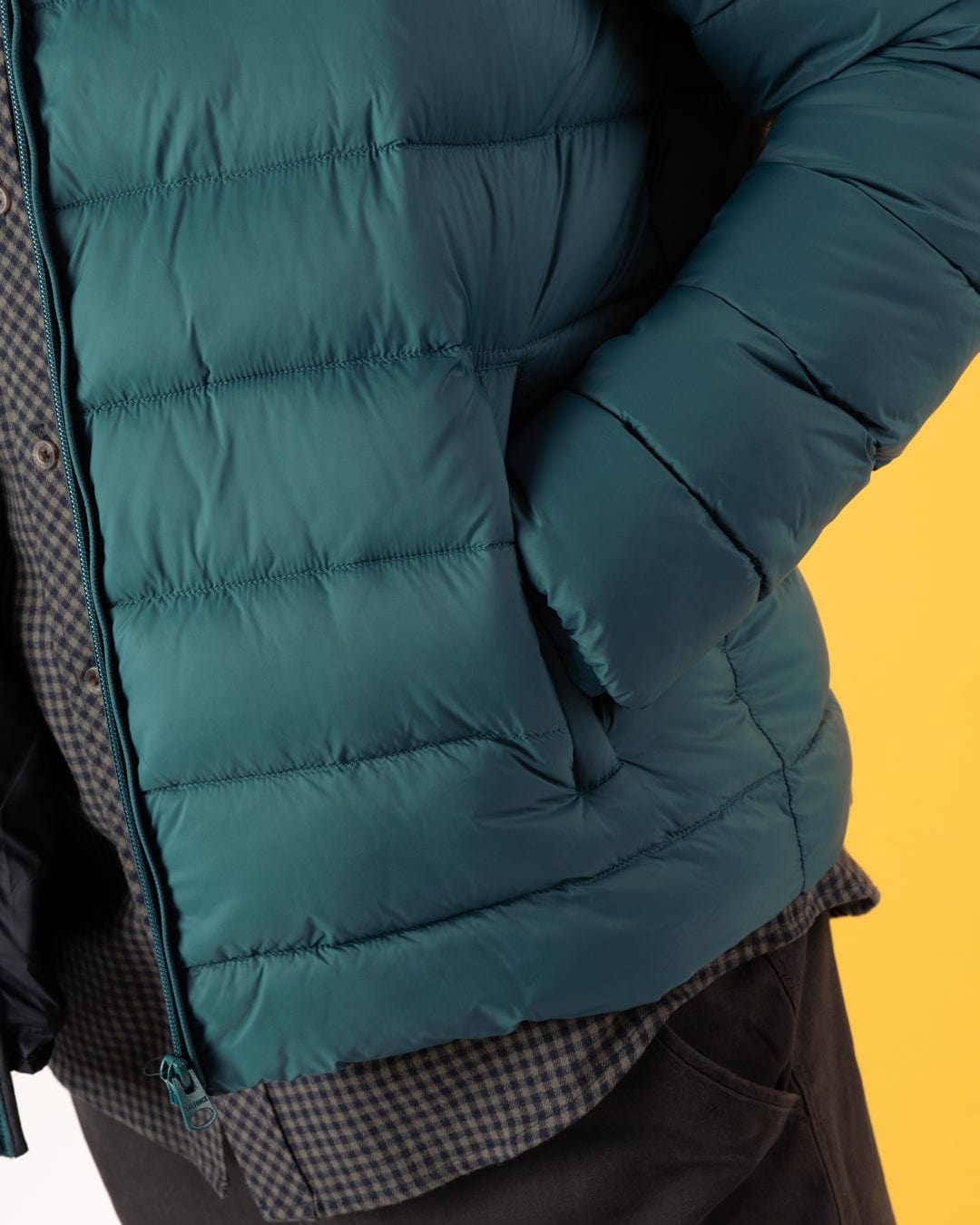 Resin - Mens Water Resistant Padded Jacket - Teal