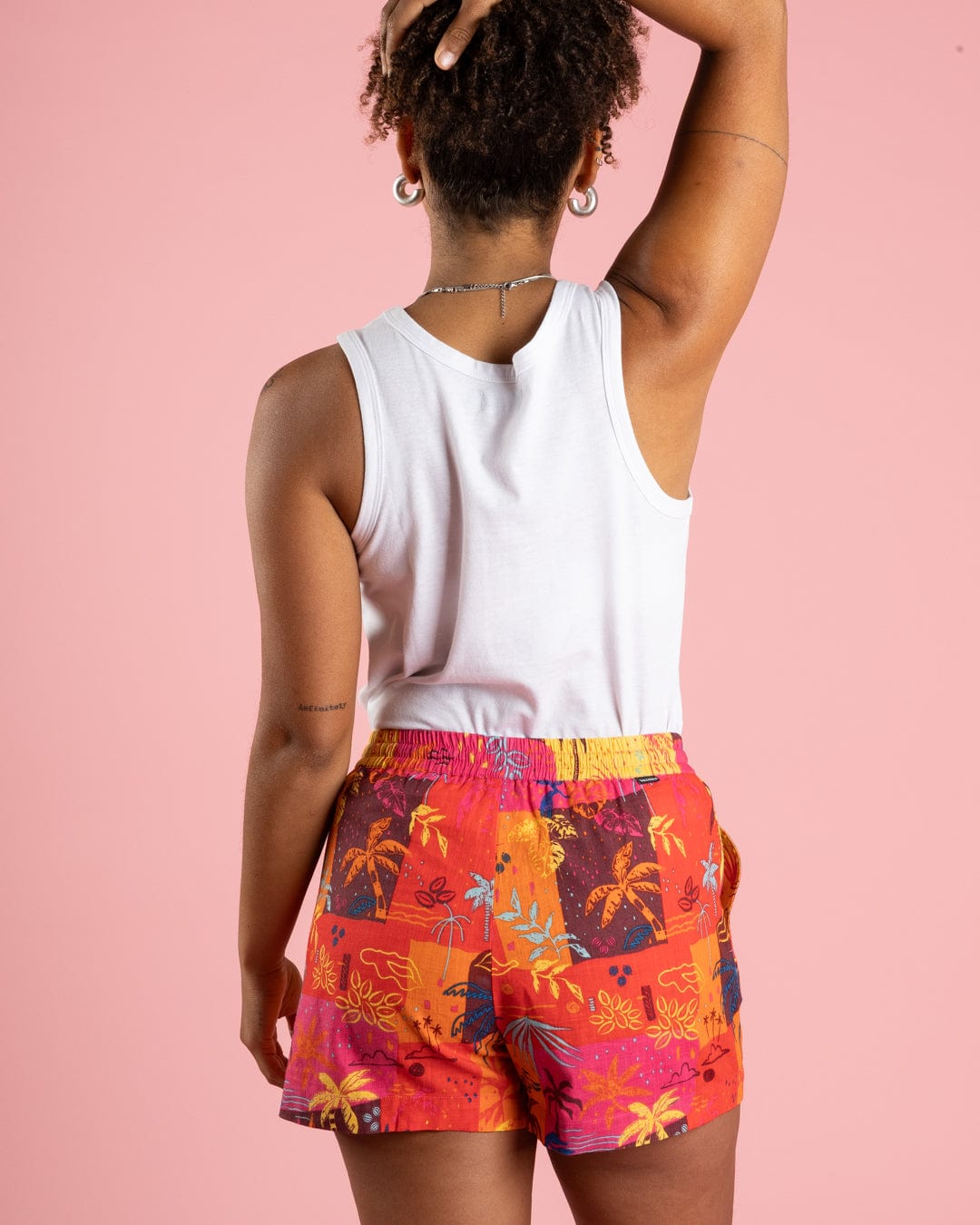 Palm Block - Womens Shorts - Multi