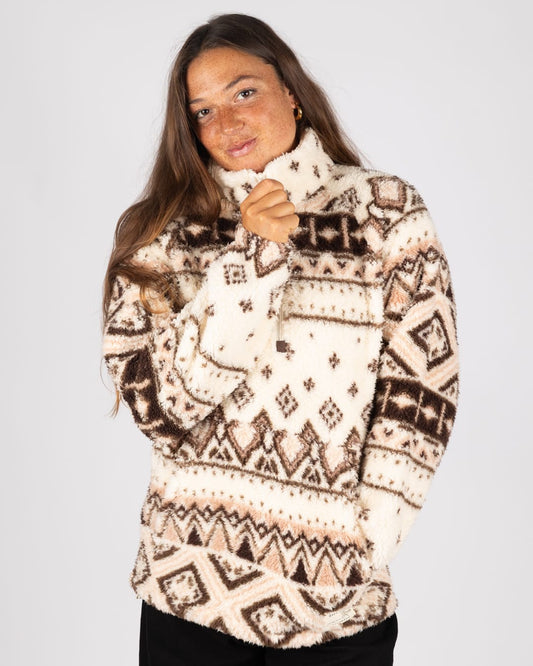 Skylar - Fleece - 1/4 Neck - CREAM