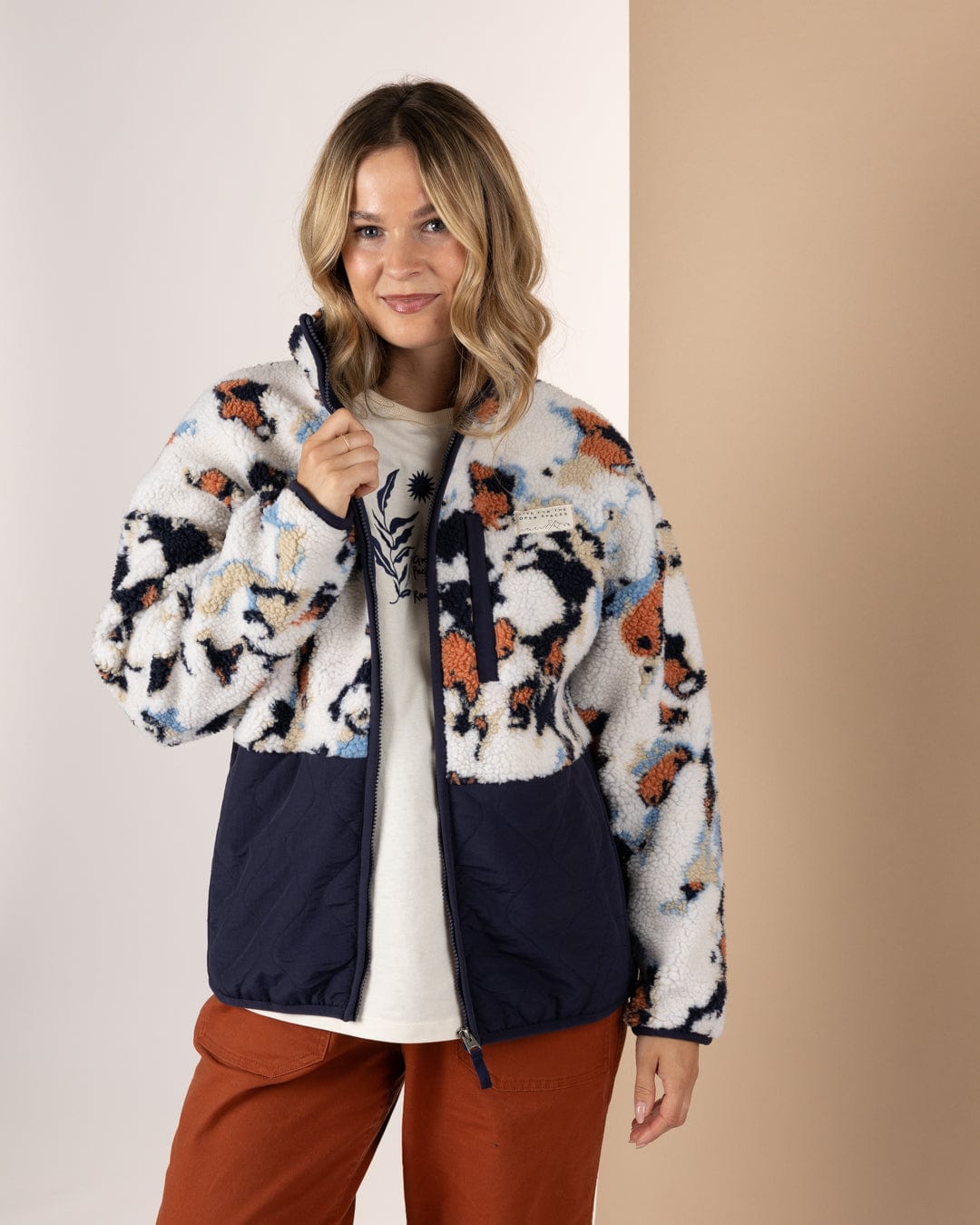 Folie - Womens ZIp Fleece - Zip - Blue