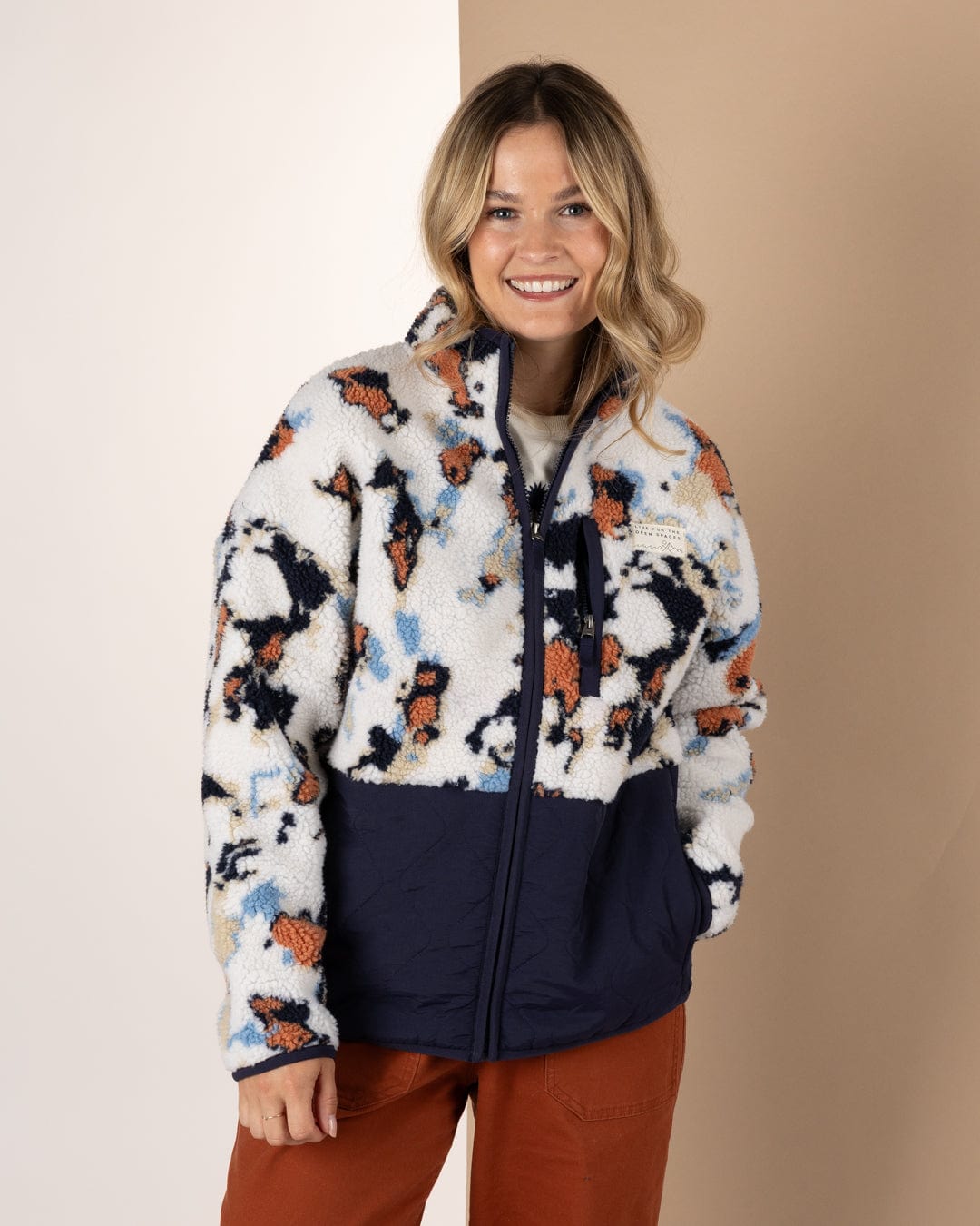 Folie - Womens ZIp Fleece - Zip - Blue