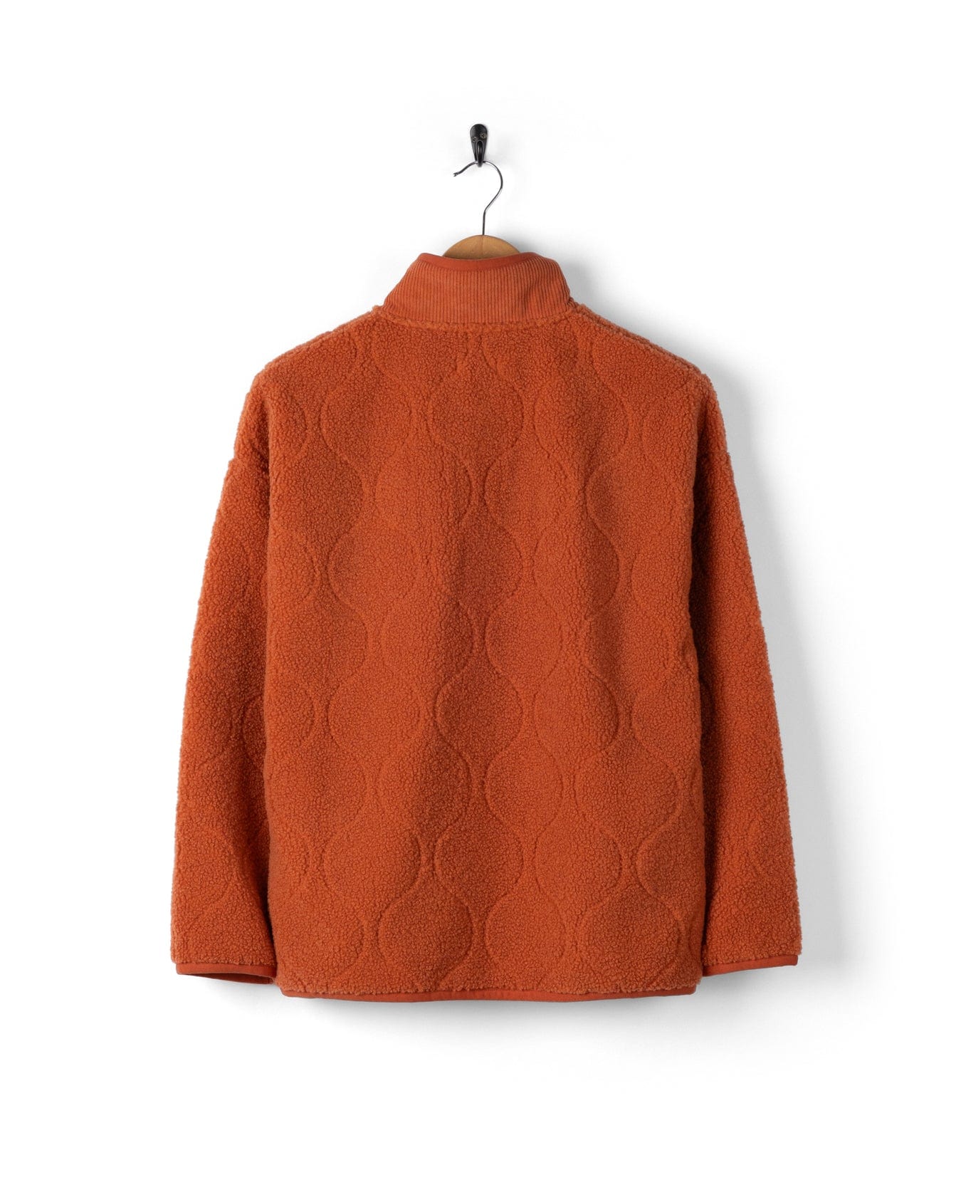 Jarvis - Womens Jacquard Zip Fleece - Orange