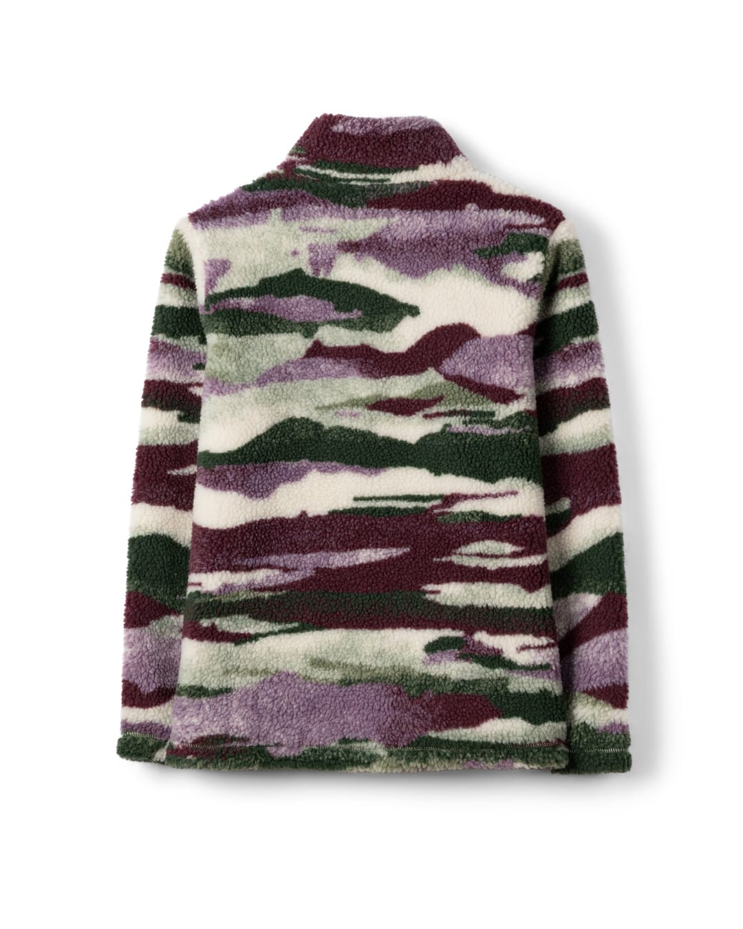 Cloudline Womens 1/4 Neck Fleece in Purple