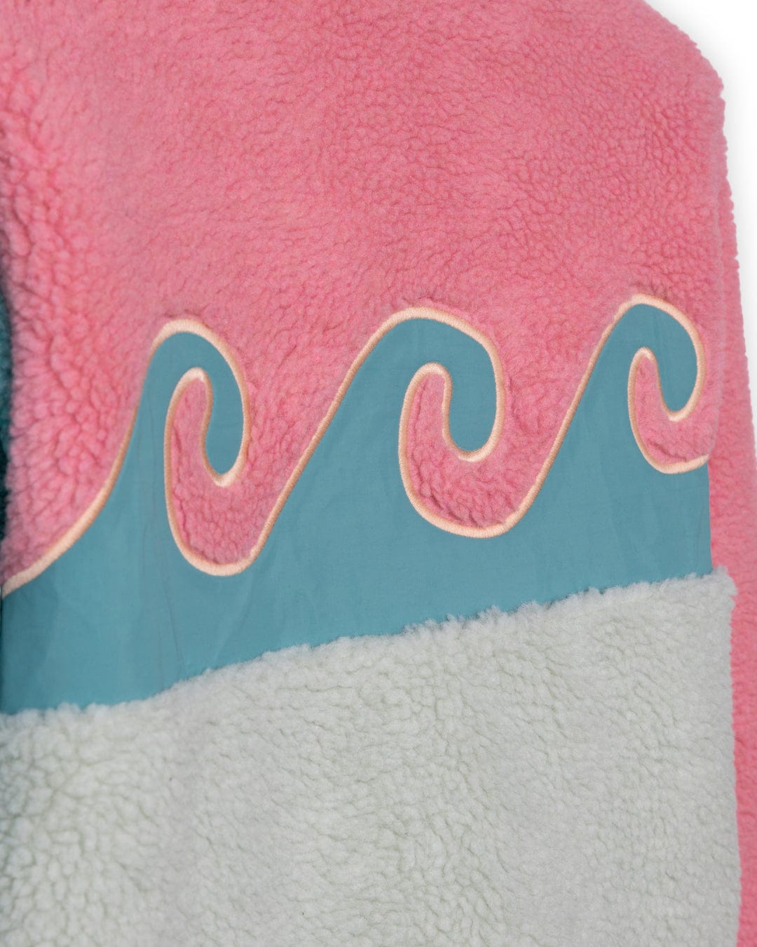 Emery Wave -Kids Fleece - Bright Pink