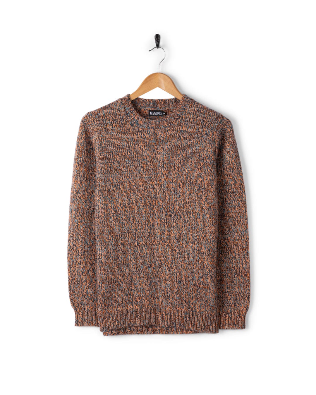 Sian - Womens Fisherman Jumper - Orange
