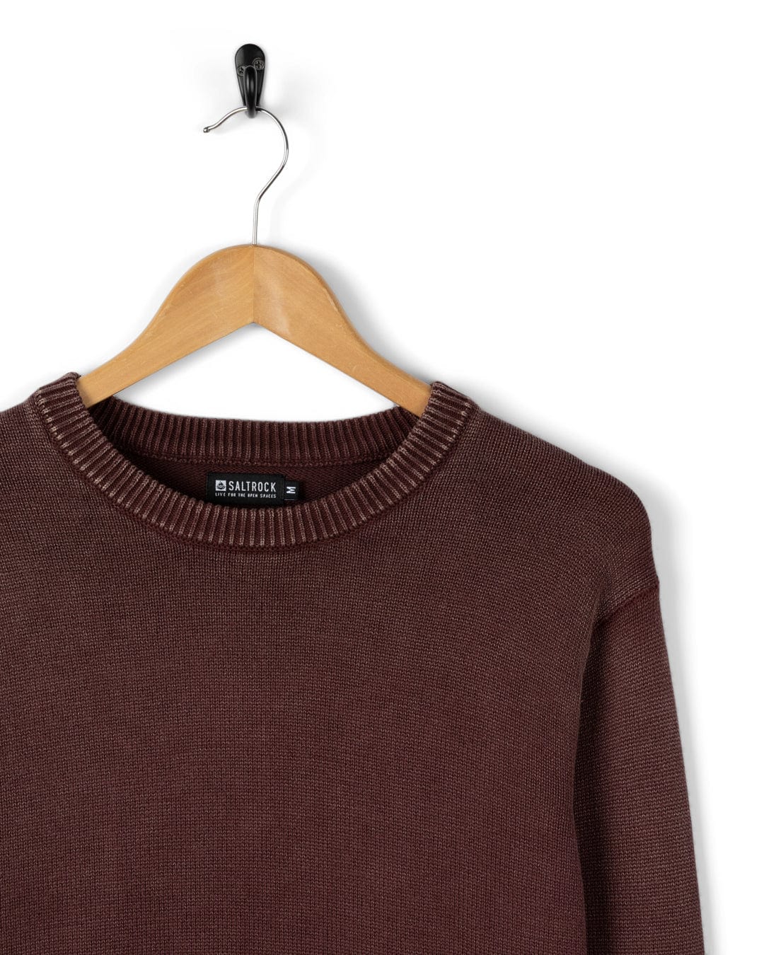 Waley - Mens Knitted Jumper - Dark Purple