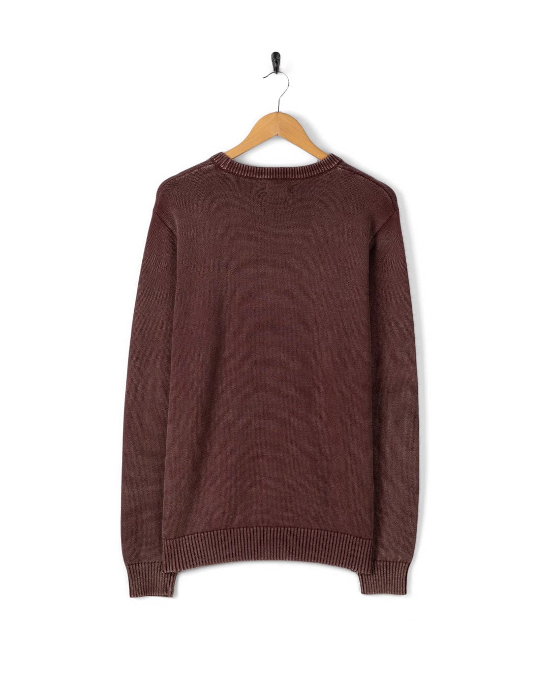 Waley - Mens Knitted Jumper - Dark Purple