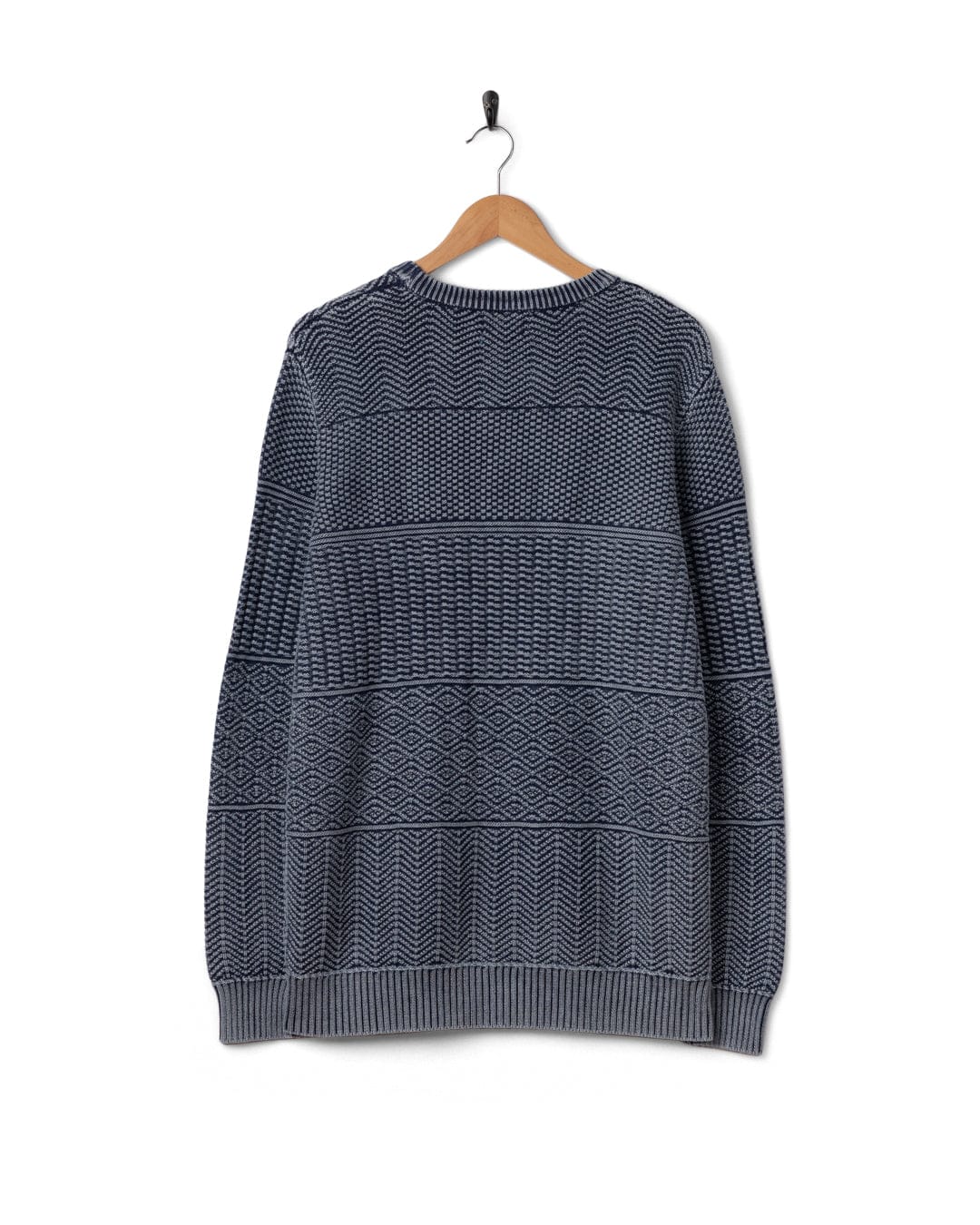 Osman Mens Knitwear in Dark Blue
