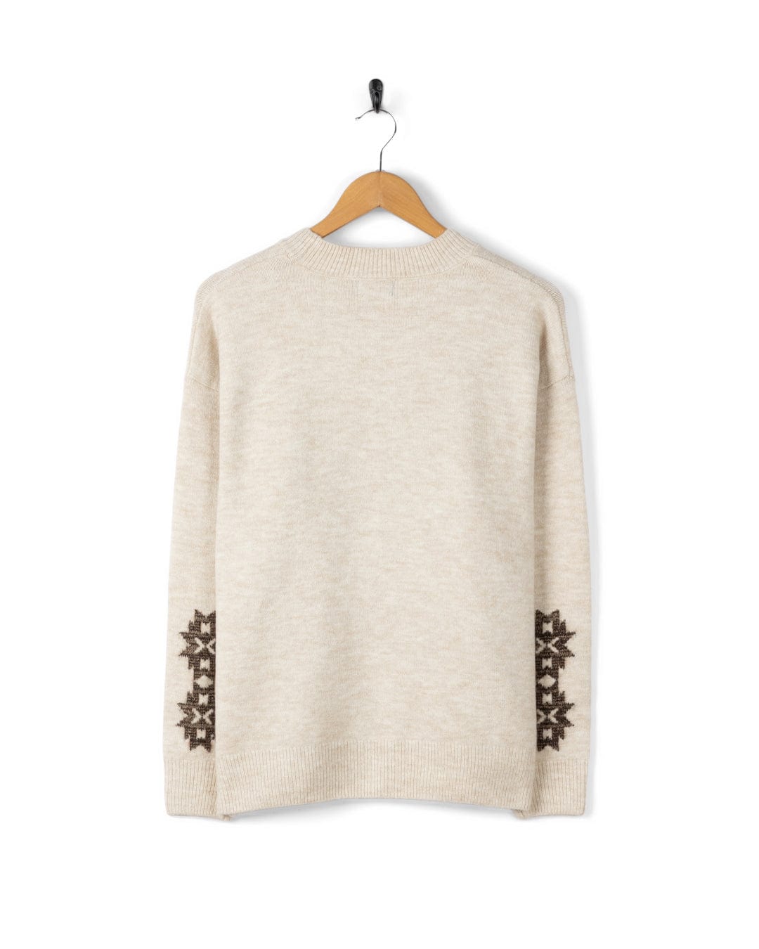 Myette - Womens Aztec Jumper - Cream