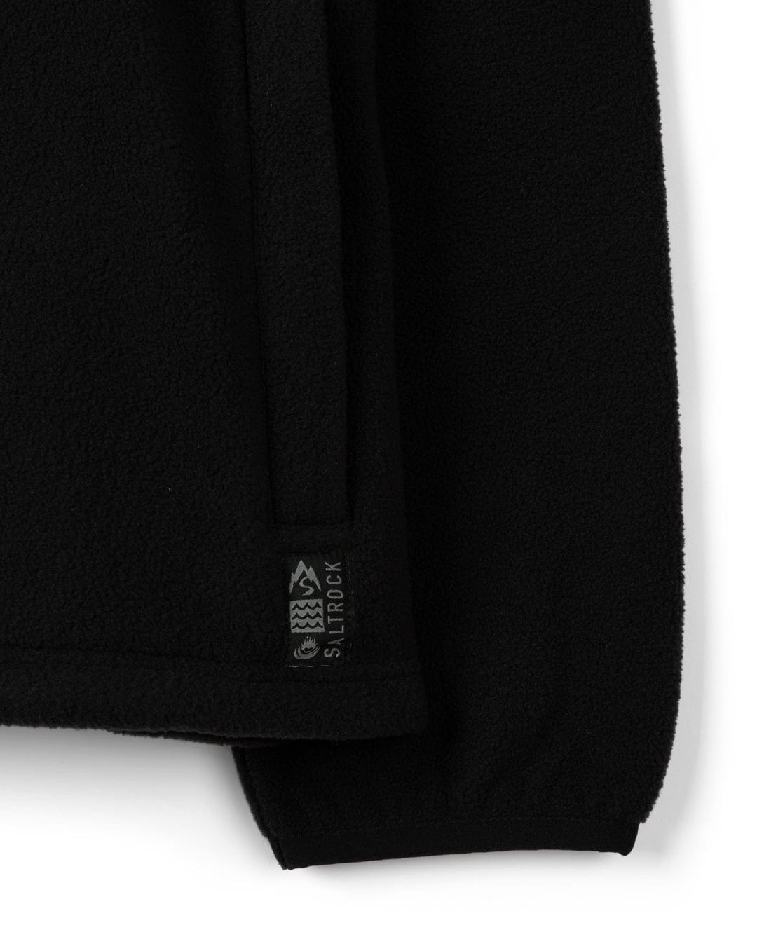 Theo Elemental - Mens 1/4 Neck Fleece - Black