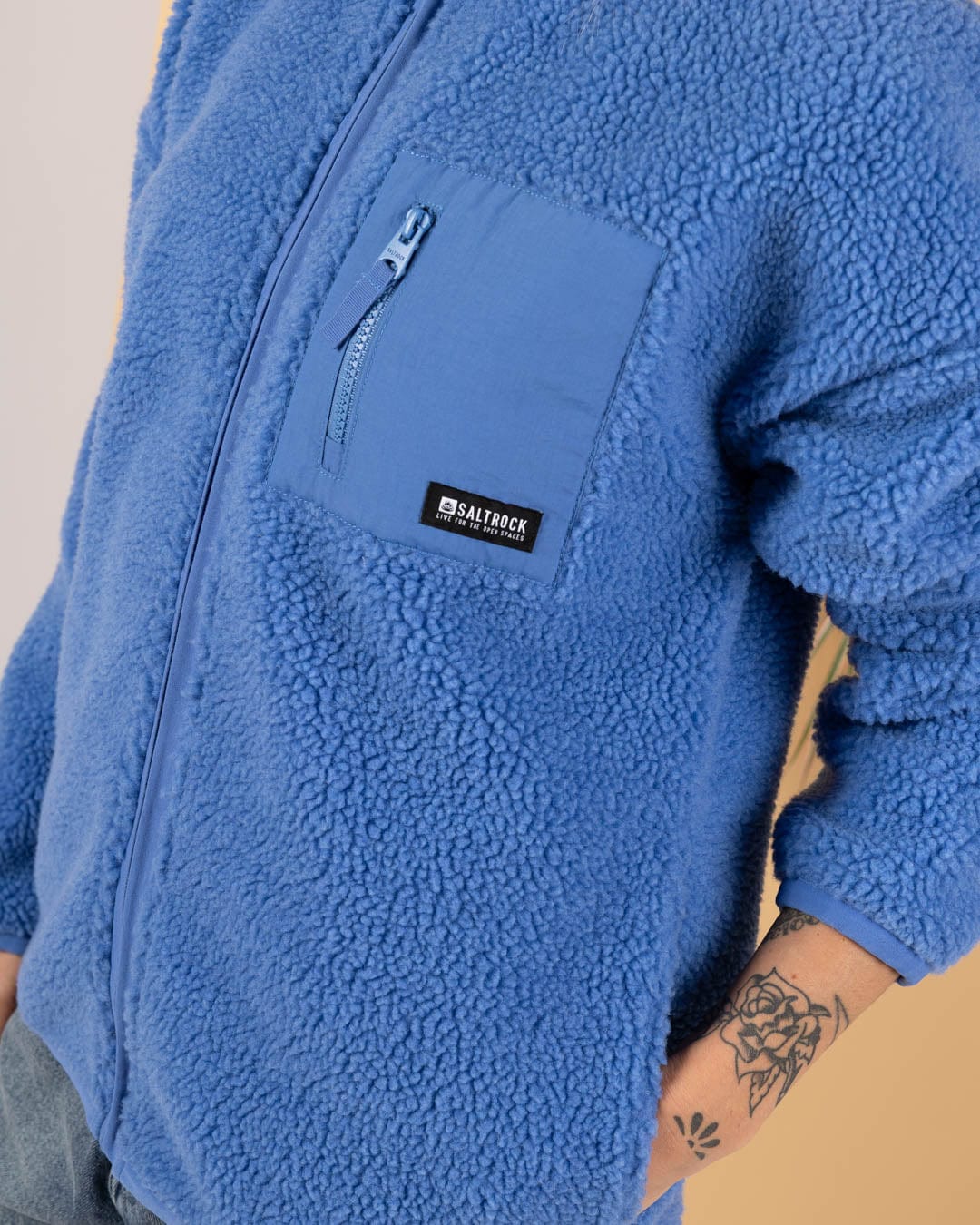 Carrie - Womens Recycled Fleece - Blue
