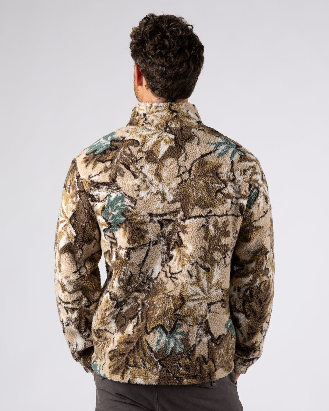 True Camo - Mens 1/4 Neck Fleece - Camo
