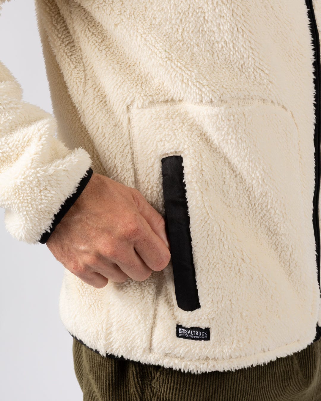 Wishaw - Mens Soft Fleece - Cream