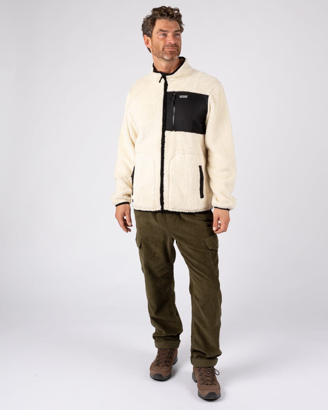 Wishaw - Mens Soft Fleece - Cream