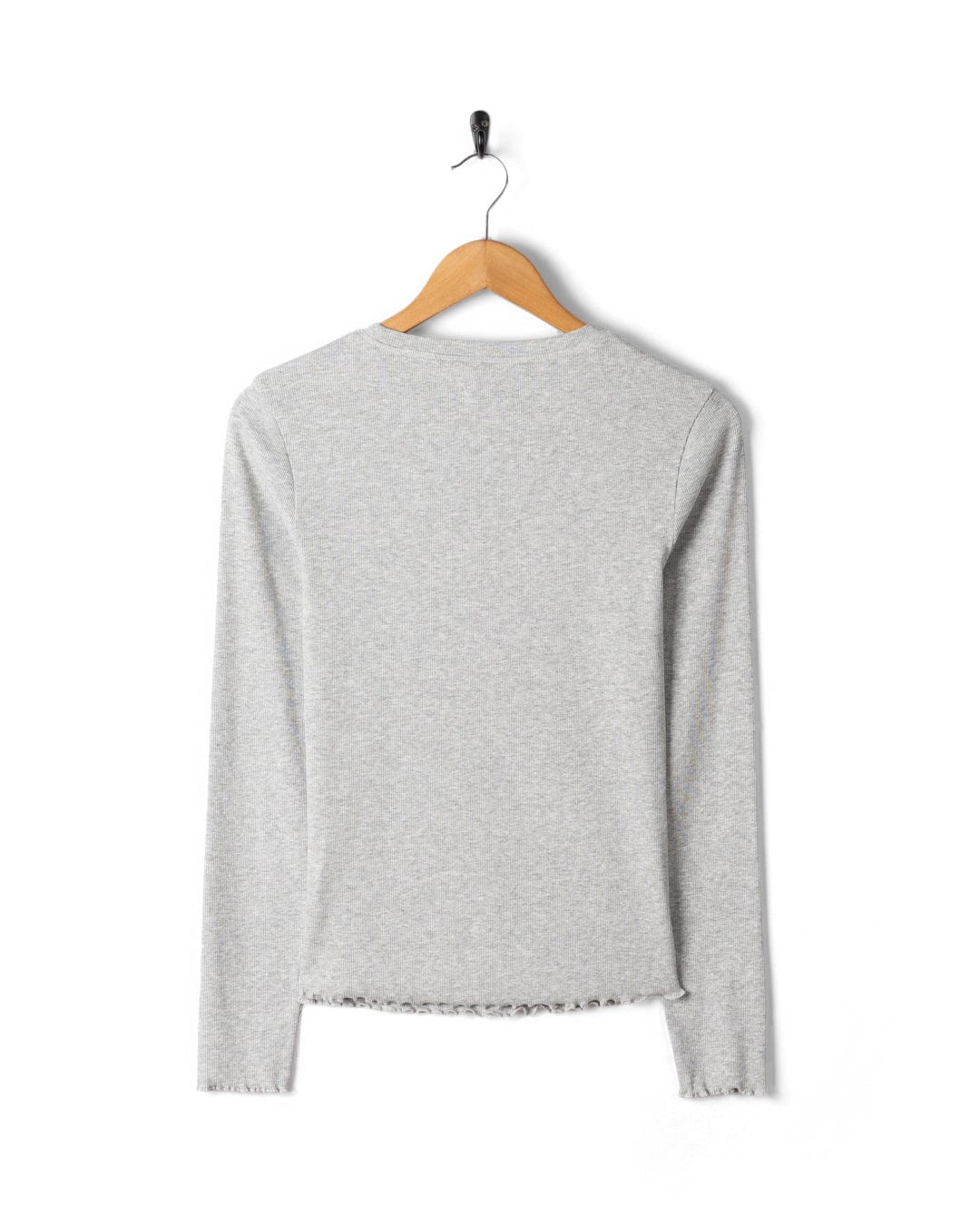 Charmer -Womens Long Sleeve T-Shirt - Grey