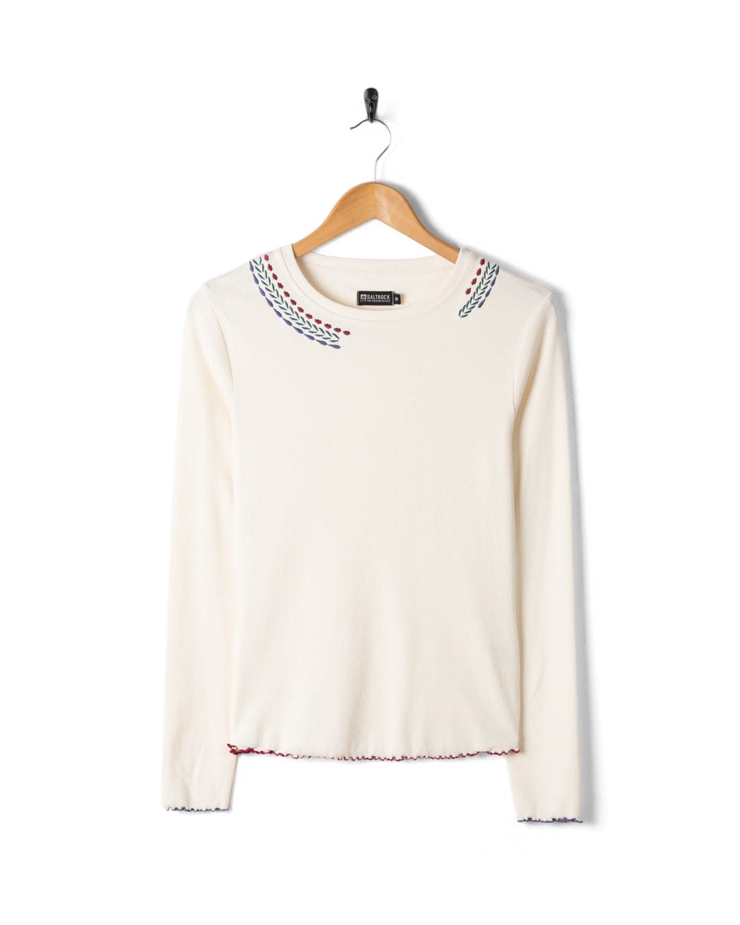 Dixie - Womens Long Sleeve T-Shirt - Cream