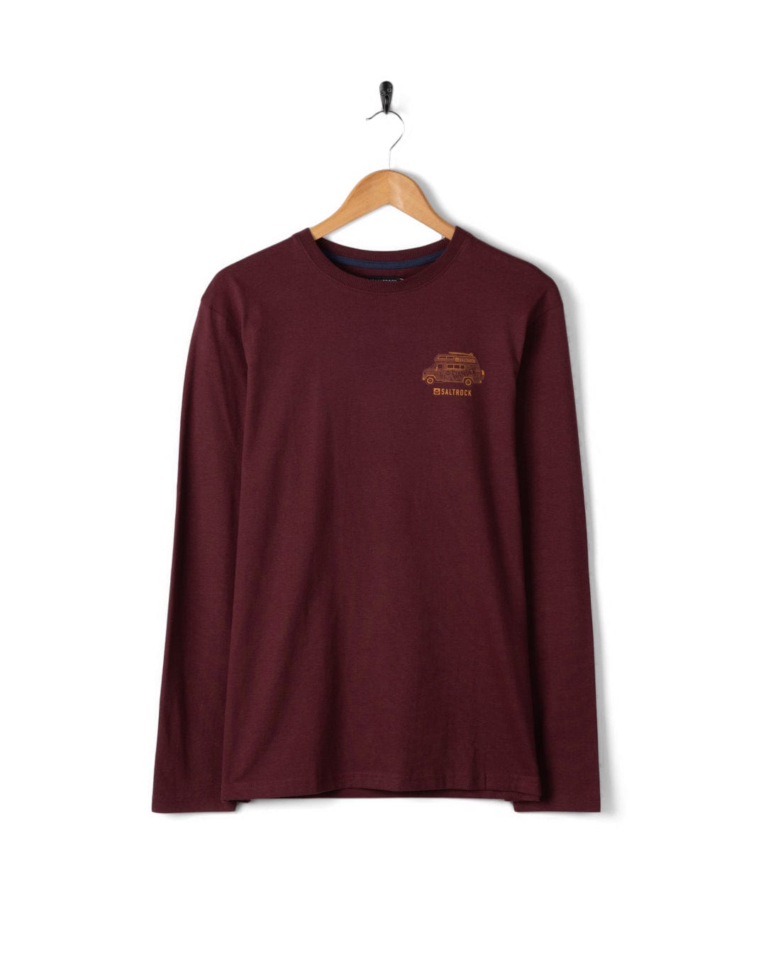 Lost Van - Mens Long Sleeve T-Shirt - Dark Purple