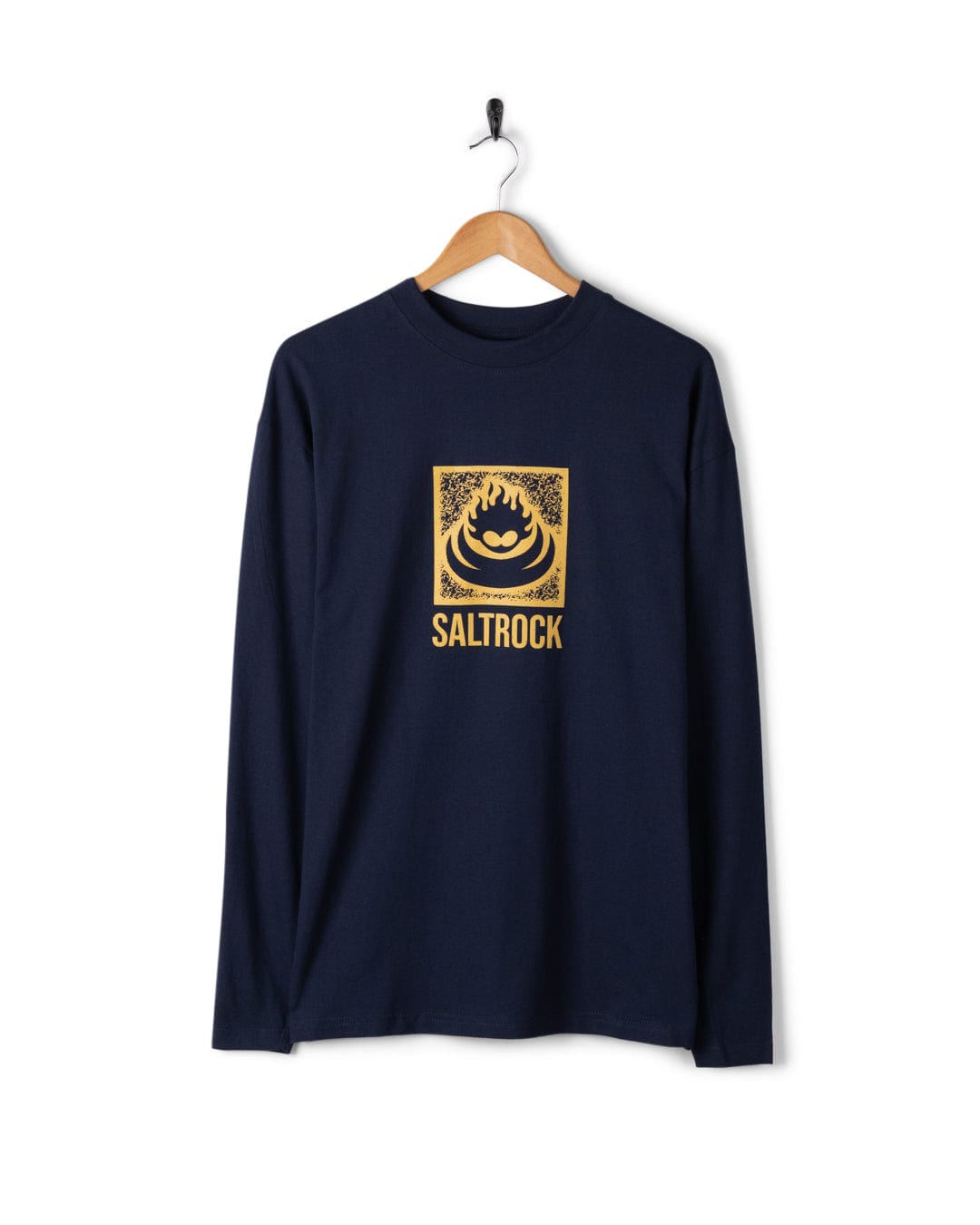 Box Stamp Logo - Mens Long Sleeve T-Shirt