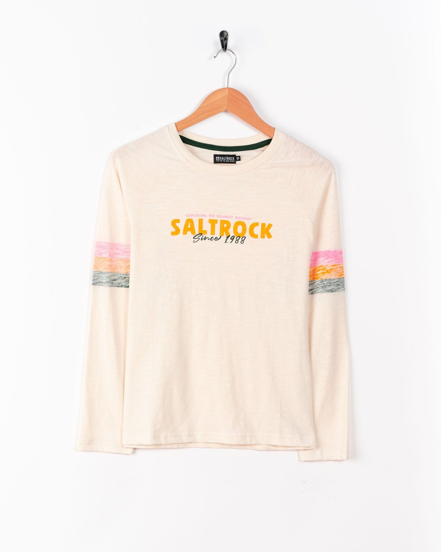Atlantic Womens Long Sleeve T-Shirt in Cream