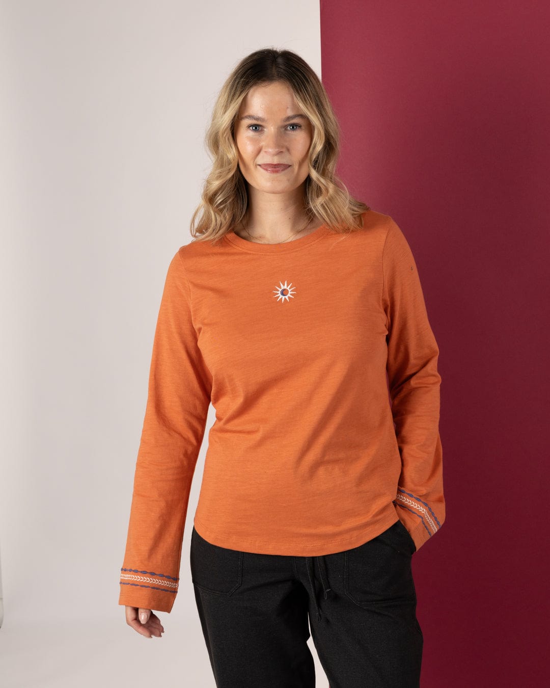 Birdie - Womens Long Sleeve T-Shirt - Orange