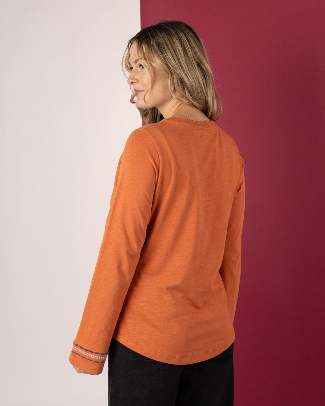 Birdie - Womens Long Sleeve T-Shirt - Orange
