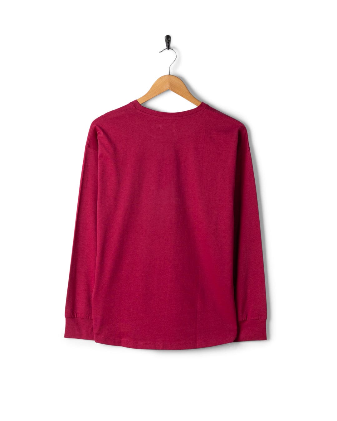 Eclipse - Womens Long Sleeve T-Shirt - Dark Pink