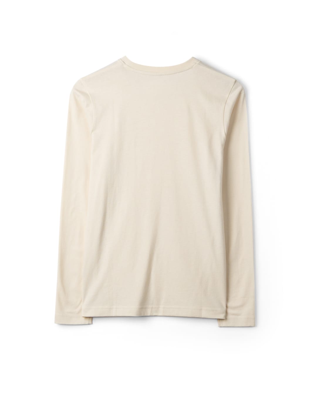 Essential Womens Long Sleeve T-Shirt in Cream