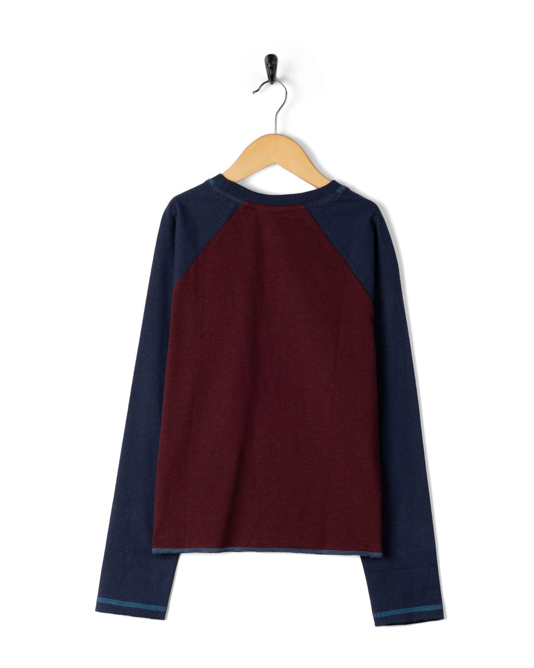 Pitcher Kids Long Sleeve T-Shirt in Dark Purple