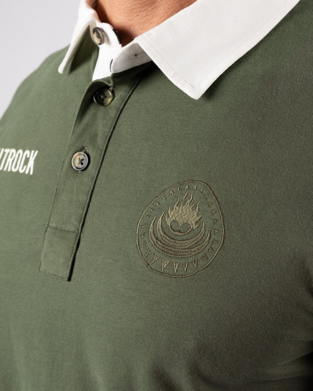 Rugby Field Notes - Mens Long Sleeve T-Shirt - Dark Green