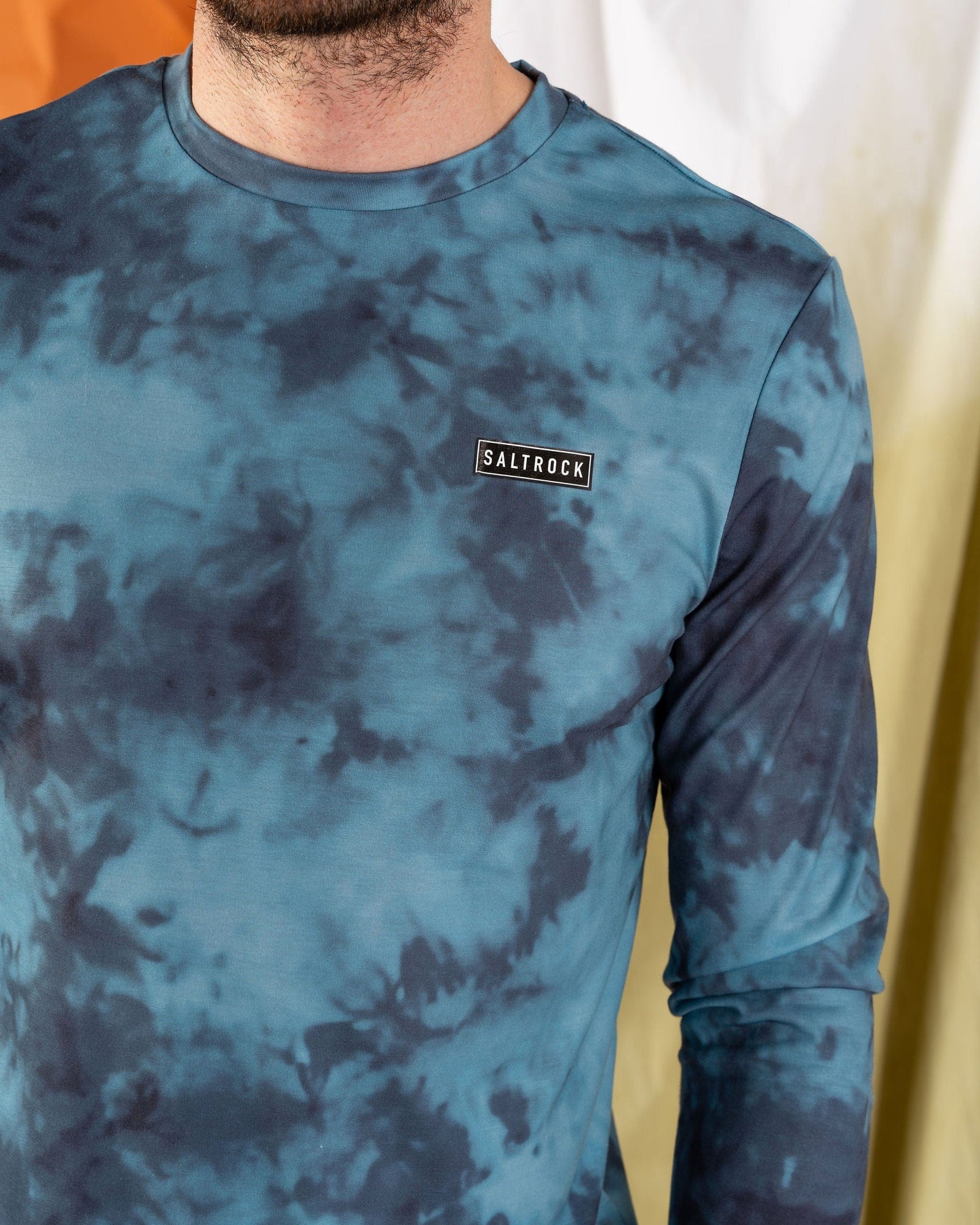 Rebalance Hybrid - Mens UPF 50+ Long Sleeve T-Shirt - Blue