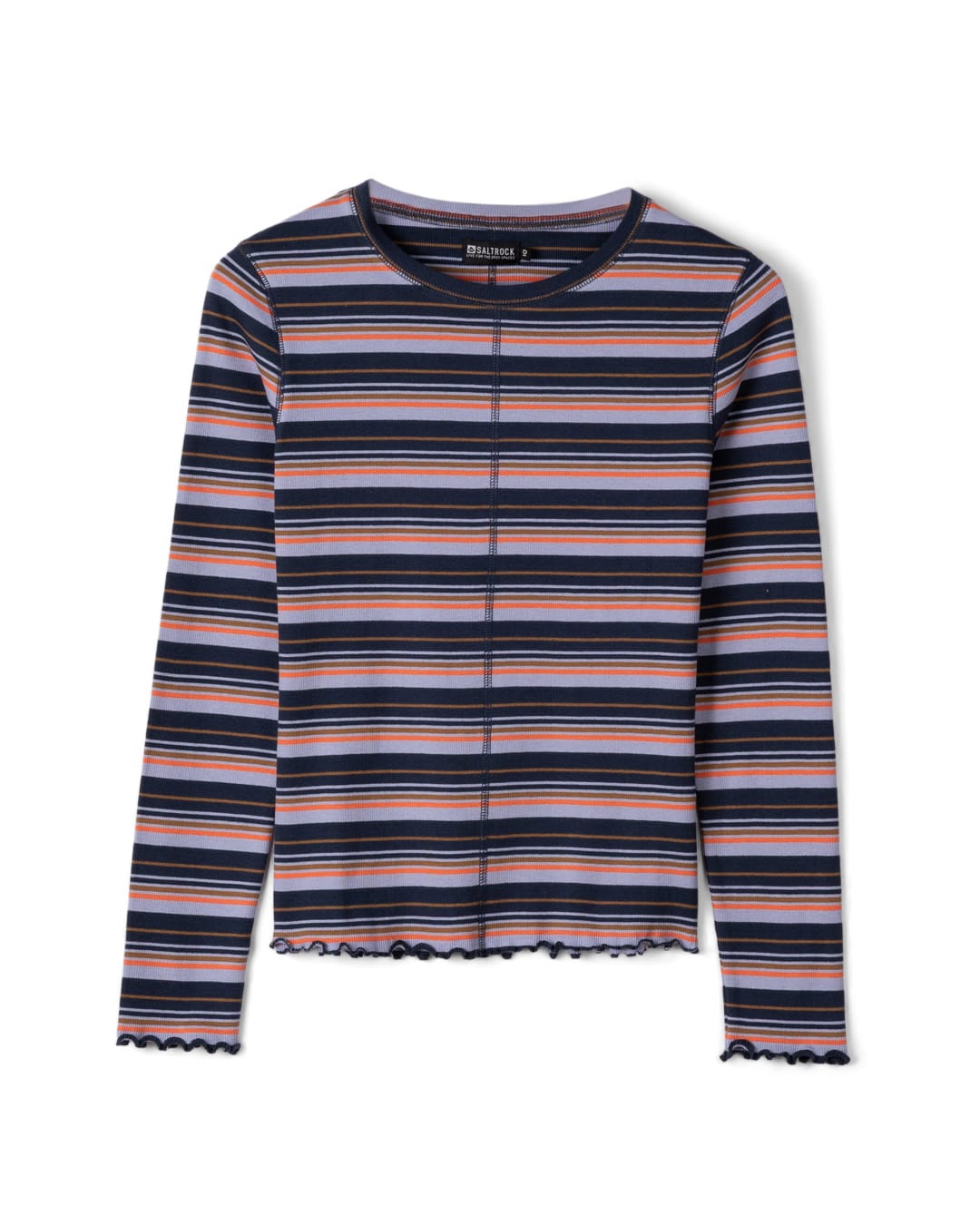 Olive Womens Long Sleeve T-Shirt in Blue
